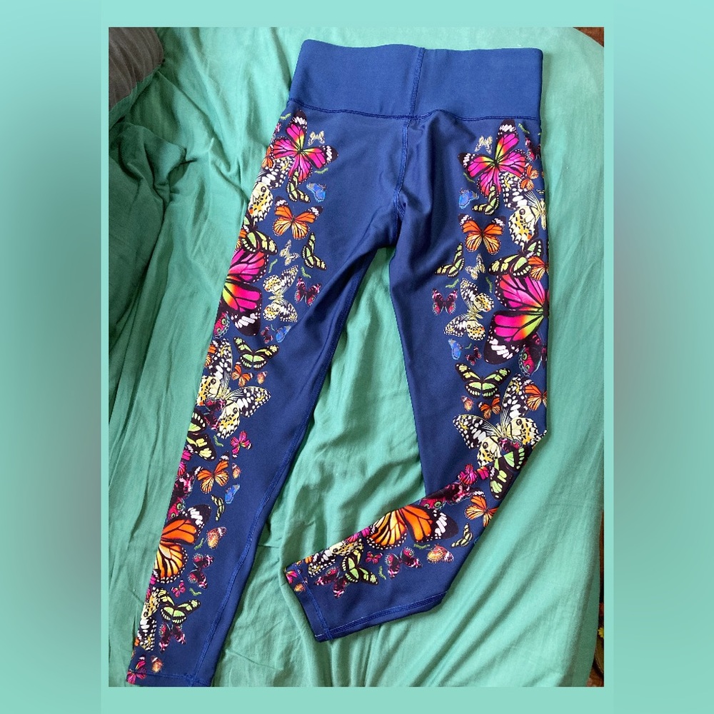 Terez Butterfly DuoKnit Leggings in Kaleidofly Pop